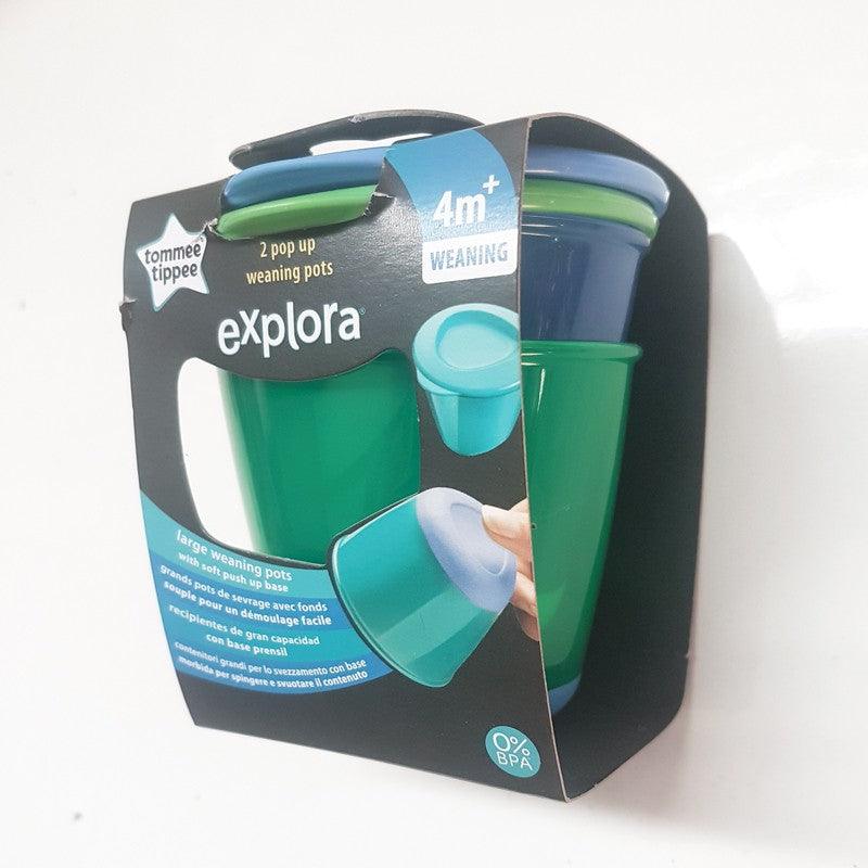 Breastfeeding Container Tommee Tippee Explora, 2 pcs. green - MoonyBoon