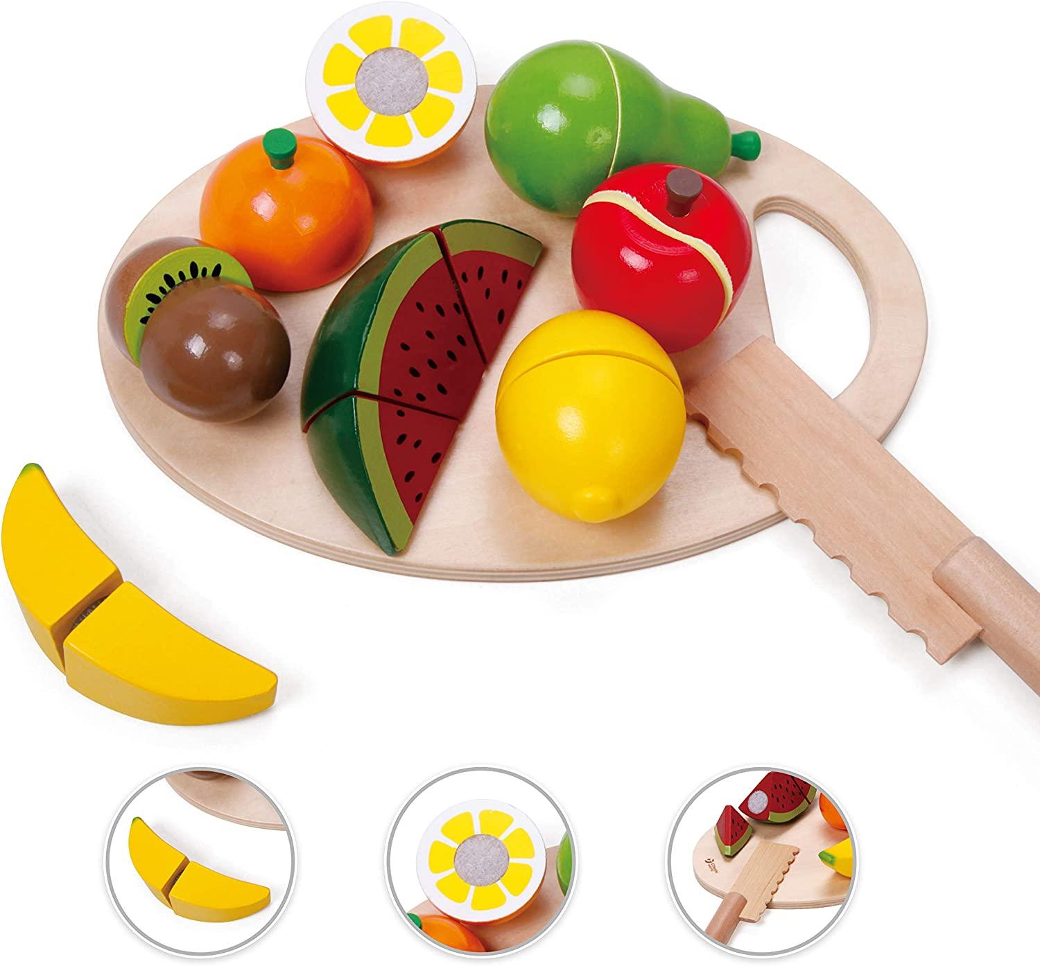 Children's Wooden Cutting Kit - Fruits - MoonyBoon