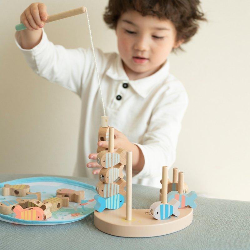 Children's Wooden Toy - Fishing - MoonyBoon