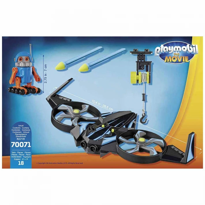 Playmobil children's designer, robotitron with drone - MoonyBoon