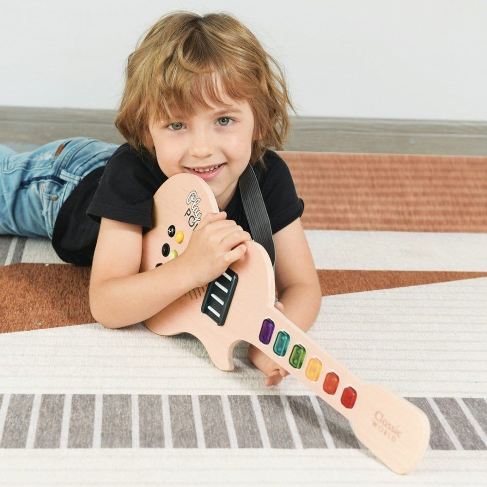 Glowing electric guitar for children - MoonyBoon