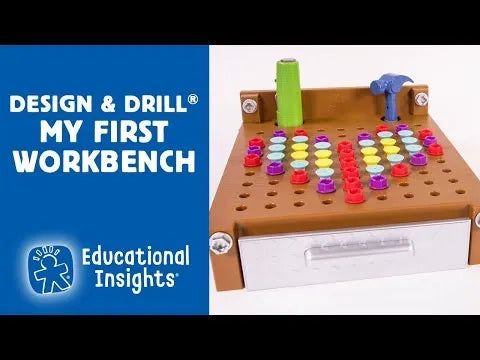 Design & Drill® My First Workbench - Ages 3 - 5 - MoonyBoon