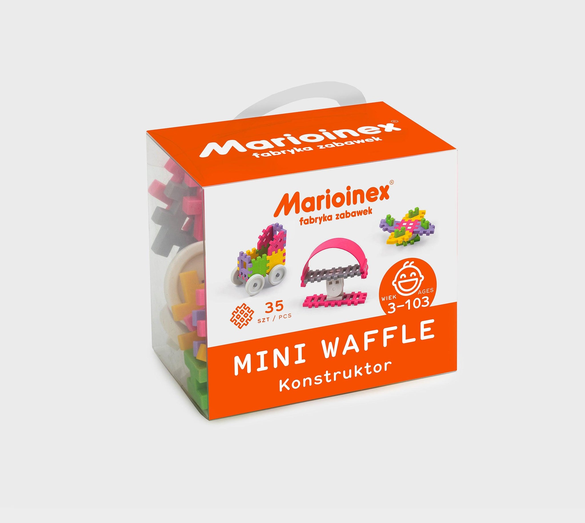 Mini Waffles 35 Pink - MoonyBoon