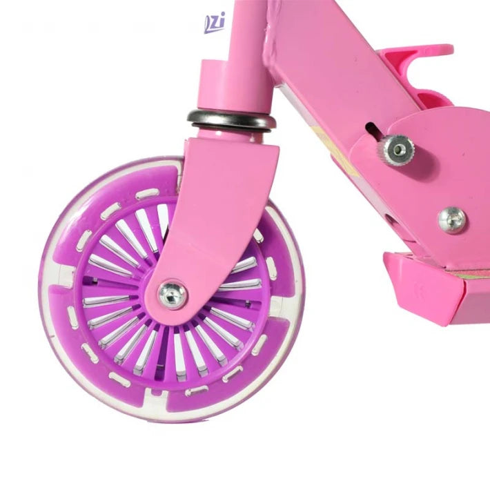 Folding Scooter for Children with Two Light Wheels- pink - MoonyBoon