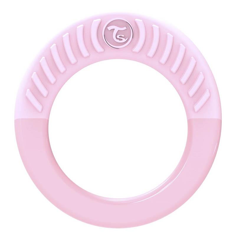 Teether Twistshake - Round Pink - MoonyBoon