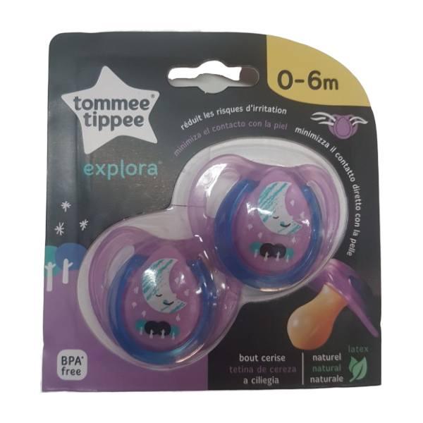 Tomme Tippee Explora soother, 2 pcs. purple - MoonyBoon