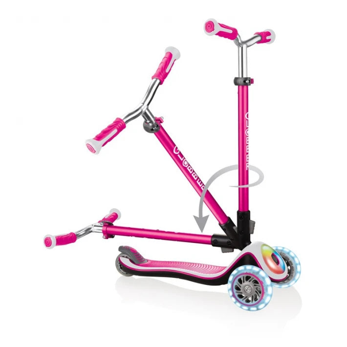 ELITE PRIME - 3 Wheel Light-up Scooter - Pink - MoonyBoon
