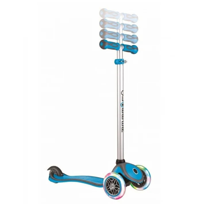 -GO•UP COMFORT LIGHTS - Toddler Scooter with Light-up Wheels - Blue - MoonyBoon