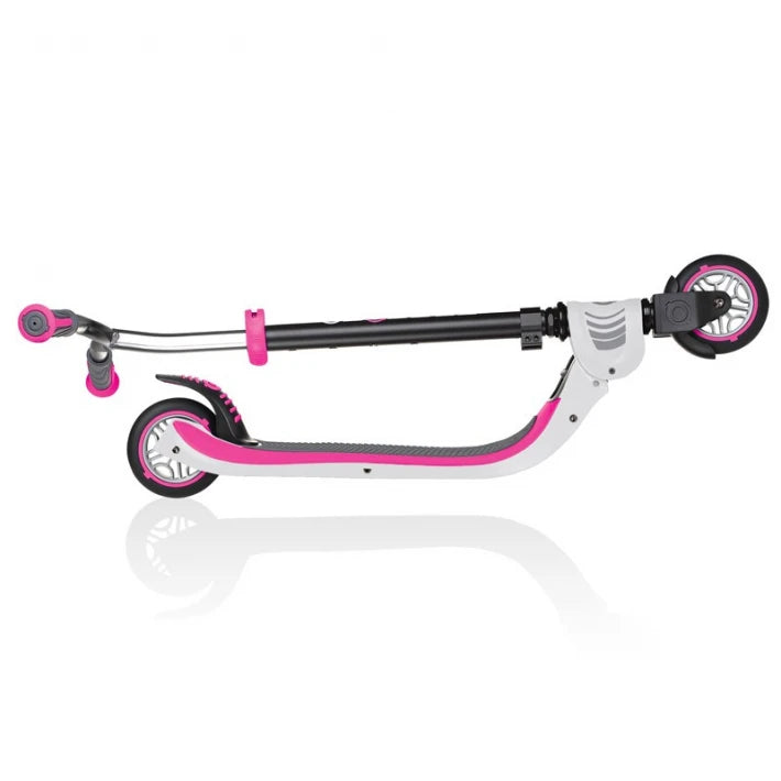 FLOW FOLDABLE 125 - Kick Scooter - White / Pink - MoonyBoon