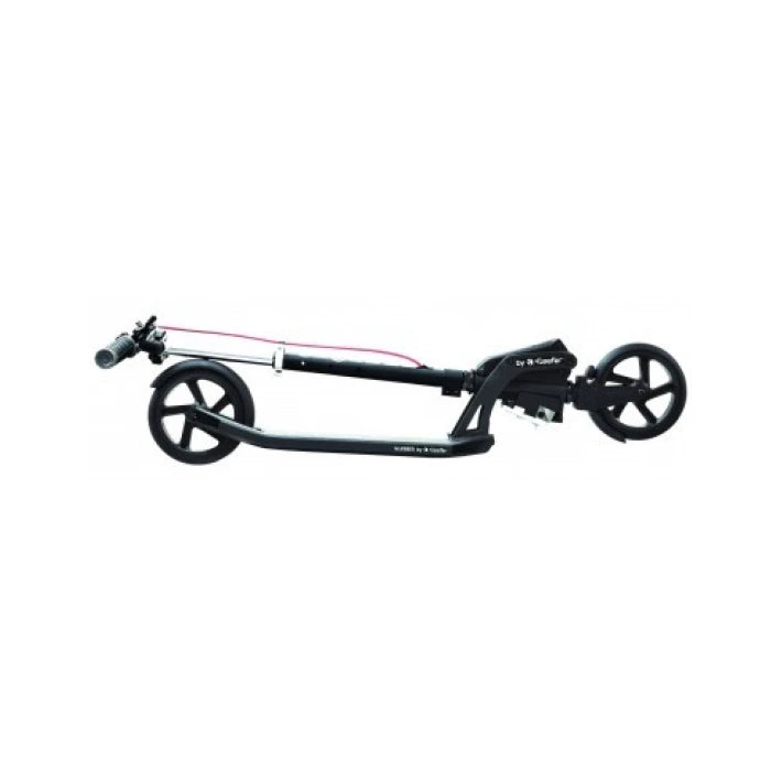 ONE K 180 PISTON DELUXE - Folding Kick Scooter for Adults - black - MoonyBoon