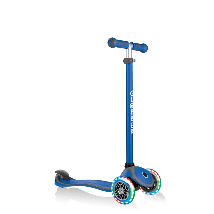 GO•UP COMFORT LIGHTS - Toddler Scooter with Light-up Wheels - Blue - MoonyBoon
