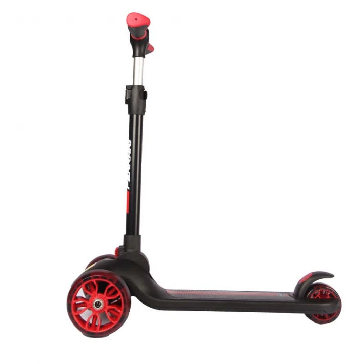 FERRARI FOLDABLE TWIST SCOOTER FOR KIDS AGED 3 to 12 FXK28 - black - MoonyBoon