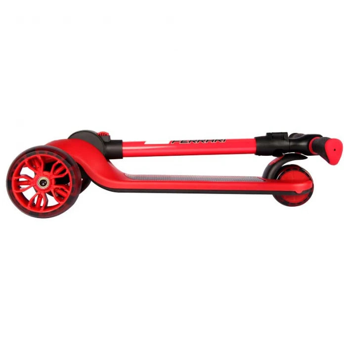 FERRARI FOLDABLE TWIST SCOOTER FOR KIDS AGED 3 to 12 FXK28 - red - MoonyBoon