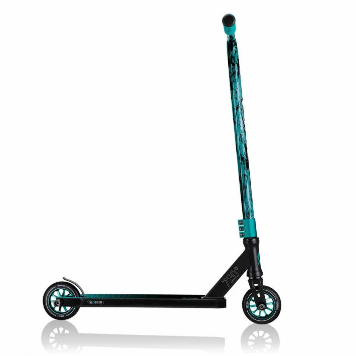 -GS 720 - Pro Stunt Scooter - Black -Turquoise - MoonyBoon