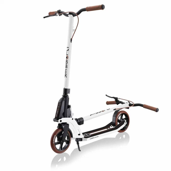 ONE K 180 PISTON DELUXE - Folding Kick Scooter for Adults - Vintage White - MoonyBoon