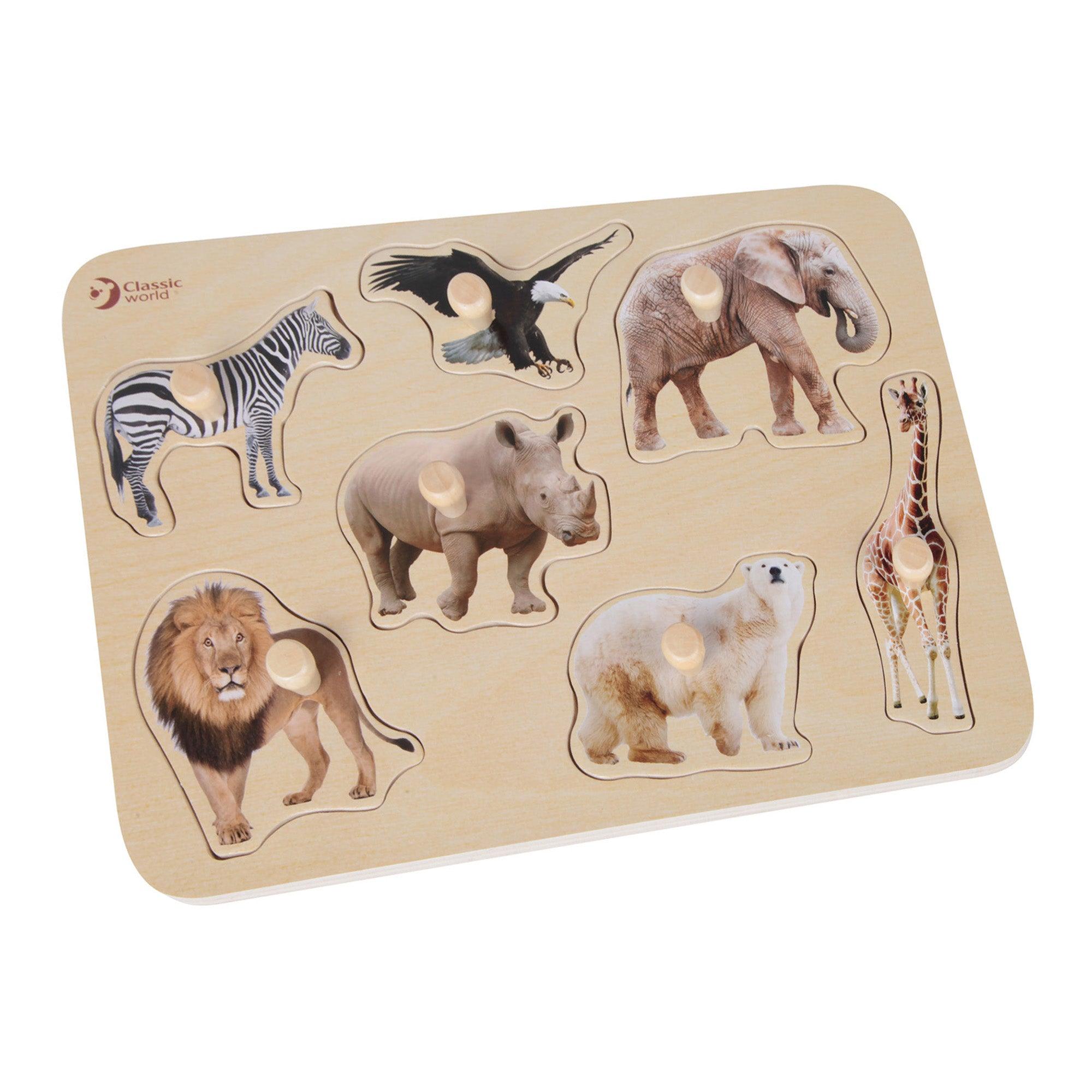 Wooden Puzzle for Children - Safari - MoonyBoon