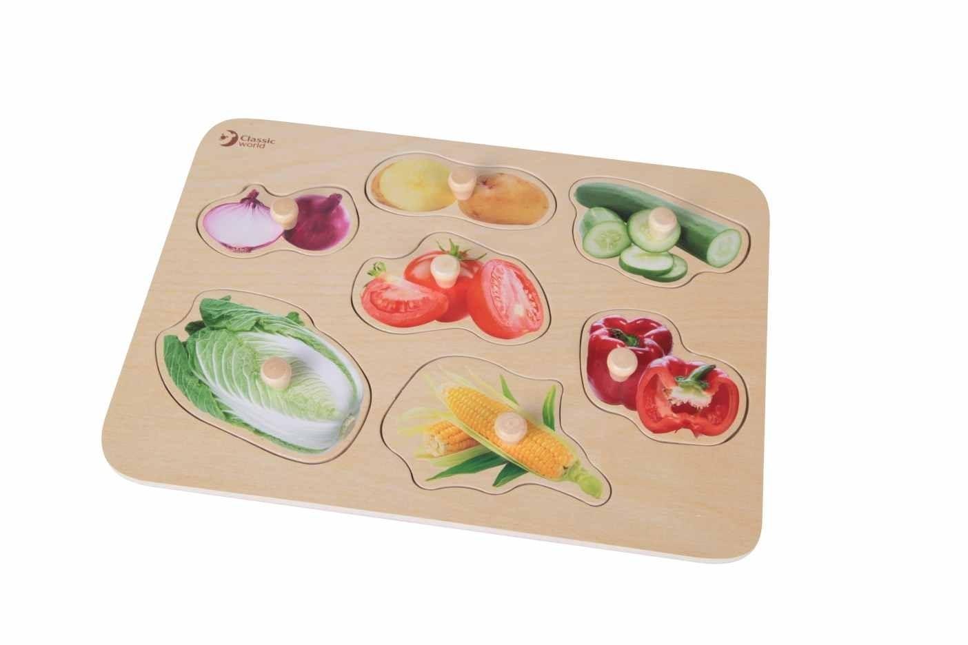 Wooden puzzle - vegetables - MoonyBoon