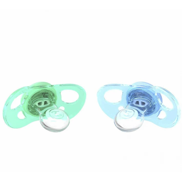 Baby Twistshake 2 pcs. 0-6 months blue and green - MoonyBoon