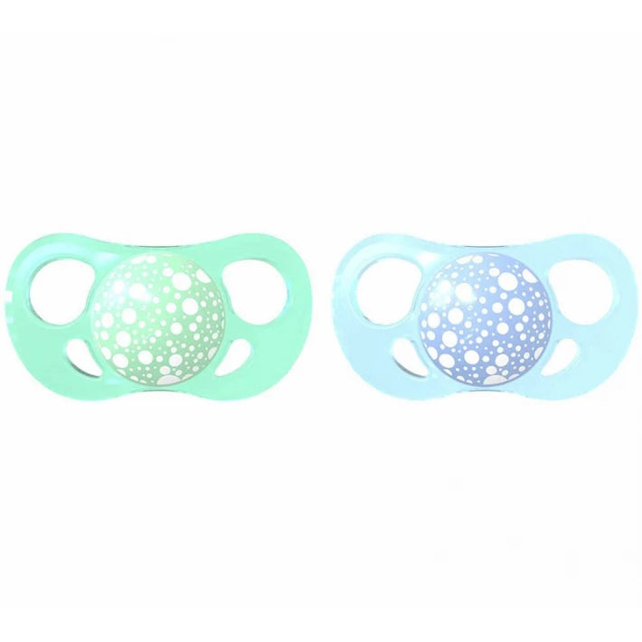 Baby Twistshake 2 pcs. 0-6 months blue and green - MoonyBoon